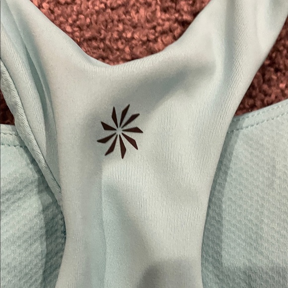 EUC Woman’s XL Athleta Teal Racerback Sports Bra - Picture 3 of 4